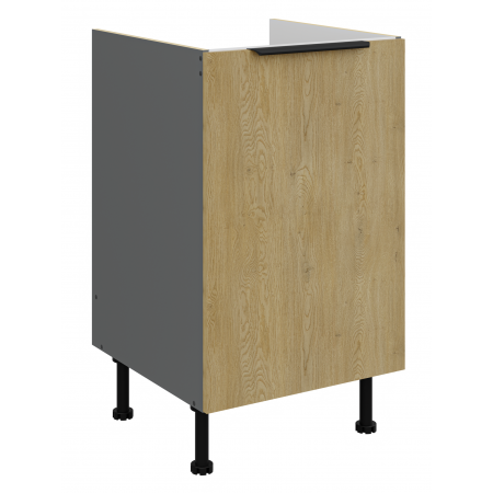 Szafka pod zlew 80 cm CREMA dąb cremona / antracyt 50 ZL 1F BB